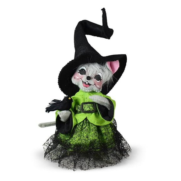 Annalee Spooky Sublime Witch Mouse, 6 inch Collectible Figurine