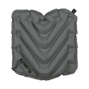 Klymit V Seat Inflatable Air Cushion (14.5x13.5x1.5in, 2.6oz), Gray