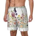 thumbnail image 2 of Daiia Autumn Garden Mens Swim Trunks Swim Shorts Quick Dry Swim Shorts with Mesh Lining Pockets-3X-Large, 2 of 9