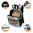 thumbnail image 4 of 13In Zombio Character Backpack Front Pocket Small Knapsack Cartoon Daypack Lightweight Bookbag, 4 of 8
