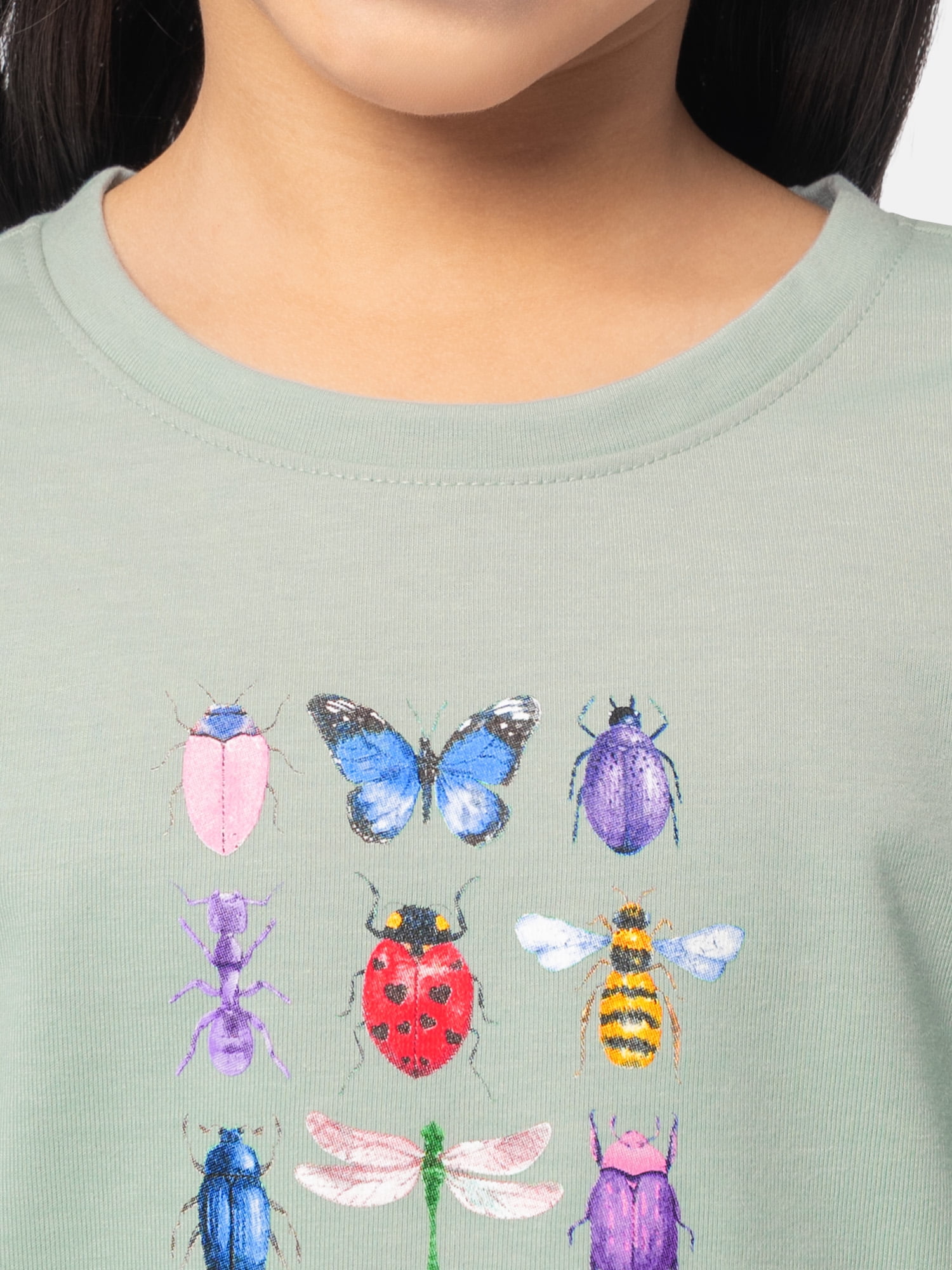 Ozark Trail Girl's Graphic Long Sleeve Tee, Sizes 4-18 & Plus