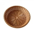 thumbnail image 3 of PENGXIANG Wicker Woven  Basket Bread Tray Serving For Food Fruit Cosmetic Storage Tabletop Bathroom Storage Kitchen Organizer, 3 of 5