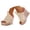 Beige, variant on Women's Wedge Platform Slide on Sandals Open Toe Cork Faux Leather Dress Summer Slippers Shoes Rose Gold 9.5