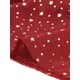 thumbnail image 5 of INSPIRE CHIC Vestido Mini de Estrellas Metálicas para Fiesta con Tirantes de Espagueti y Falda Acampanada para Mujeres XS Burdeos, 5 of 6