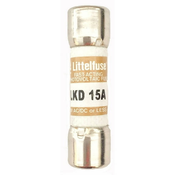 LITTELFUSE KLKD015.T FUSE, 15A, 600V, FAST ACTING