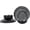Black, variant on Melamine Dinnerware Set - 12 count Dishes Dinnerware Set for 4, Indoor and Outdoor use, Dishwasher Safe, Break-resistant, Lightweight, Gray