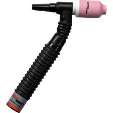 Weldcraft Amp Air Cooled TIG Torch Package, Includes Torch Body, Long Back Cap, Flex Handle And 25' 2 Piece Power Cable