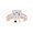 Platinum, variant on Platinum 1.75 CTW Princess Cut Designer Vintage Halo Style Channel Set Round Brilliant Diamond Engagement Ring Milgrain, J Color SI2-I1 Clarity, 1 Ct Center -44