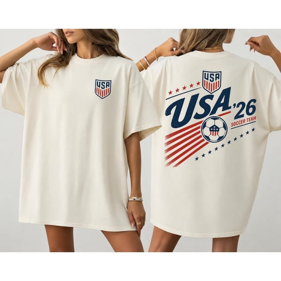 USA Soccer 2026 Shirt, USA Soccer Team, American Football Fan Shirt, Retro USA Soccer Graphic Tee, Soccer Club Tee