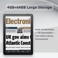 thumbnail image 4 of Bigme B6 - Lector de libros electrónicos de color, tablet de papel electrónico de 6 pulgadas, almacenamiento de 4 GB+64 GB, Android 14, negro, 4 of 5