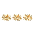 thumbnail image 3 of Wisewang Earring Stud Base Multi Stainless Personality Ear Pins Setting Decorations Jewelry Making Tool Beach Using Supplies Gold 8mm 3Set, 3 of 6
