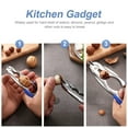 thumbnail image 5 of Raindrops Nutcracker Chestnut Clip Multi Functional Walnut Clamp Tool 16 x 0.39in x 2.4in Zinc Alloy 1Pcs Silver Blue, 5 of 8