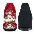 thumbnail image 6 of POLERO Car Seat Covers Front Set Cars Interior, Elastic Vehicle Seat Covers Truck Breathable, Snowman, 6 of 9
