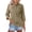 11# Light Brown, variant on Polo Shirts for Women 3/4 Sleeve Tops Golf Tees 3-Button Collared Cotton Shirt Business Casual Green XL