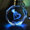 thumbnail image 5 of 3D Crytal Keychain Key Chain Laser Engraved Etched Crystal Glass Keyrings Pendant Valentine's Day Gift, 5 of 5