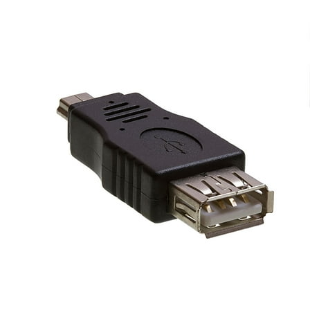 Cmple - USB 2.0 A Female to Mini B 5-Pin Male Adapter
