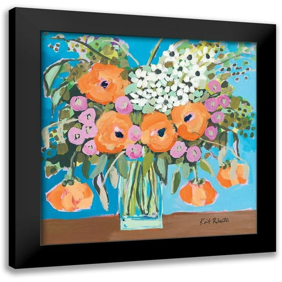 Roberts, Kait 12x12 Black Modern Framed Museum Art Print Titled - Thoughtful