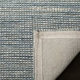 thumbnail image 4 of SAFAVIEH Marbella Christina Solid Area Rug, Blue/Ivory, 9' x 12', 4 of 7