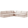 thumbnail image 1 of Meridian Furniture Jacob Pink Velvet Modular Sectional, 1 of 10