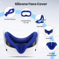 thumbnail image 3 of Set de fundas de silicona VR compatibles con Meta/Oculus Quest 3S, 3 of 6