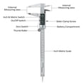 thumbnail image 4 of Digital Caliper Vernier Caliper 8 Inch/200 mm Measuring Tool with Stainless Steel Electronic Micrometer Caliper with Large LCD Screen Easy Switch from Inch Metric, 4 of 5