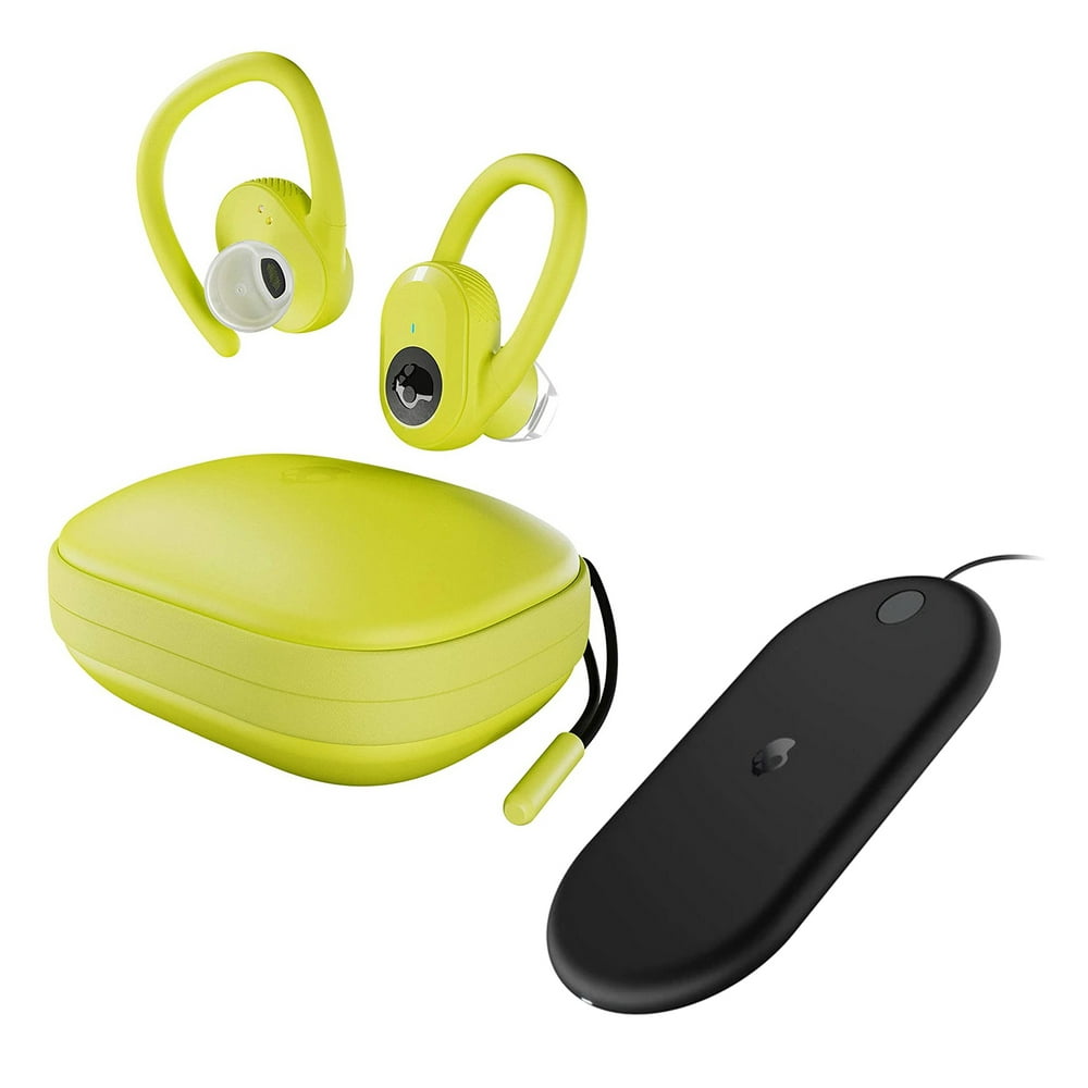 Skullcandy Bluetooth True Wireless Earbuds with Charging Case, Yellow