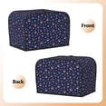 thumbnail image 3 of Rateoe Star Dog Paw Pattern Toaster Covers 2 Slice Wide Slot,Bread Machine Cover,Bread Dust Cover & Fingerprint Protection,Appliance Covers, 3 of 7