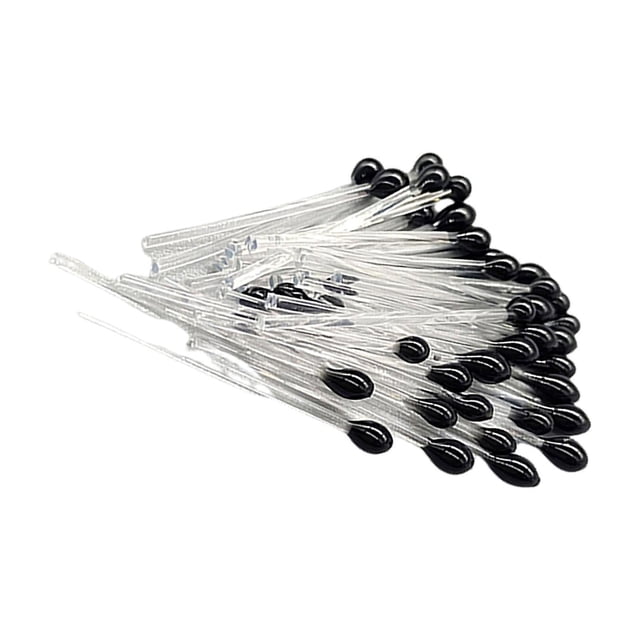Maytalsory 50x Yeux Crevettes Yeux à Assembler Mouches Réalistes Conçus pour Fournitures