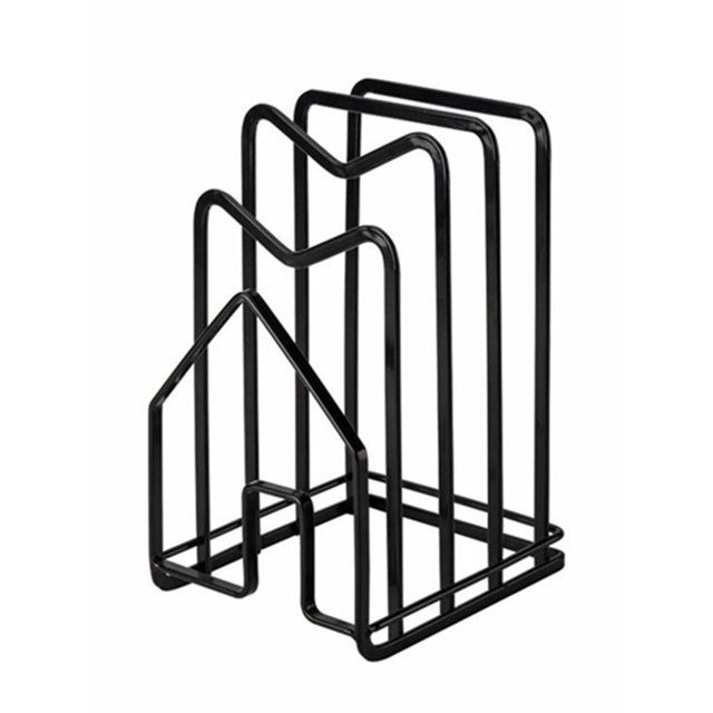 Toystoory Estante para tabla de cortar, estante de almacenamiento para tabla de cortar, estante de almacenamiento de cocina multifuncional Organizadores de utensilios de cocina Negro Toystoory HA027433-01