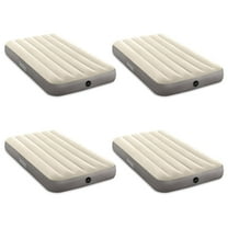 Intex Dura-Beam Standard Single Inflatable Air Mattress, Twin, 4 Pack