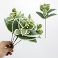 thumbnail image 6 of Artificial Greenery Stems,Silk Green Leaves Fake Ficus Garland Spray Plants Faux Greenery Decoration,Imitation Branch with Leaf Short Branch Diy Leaf Decoration Simulation Flower Arrangement, 6 of 6