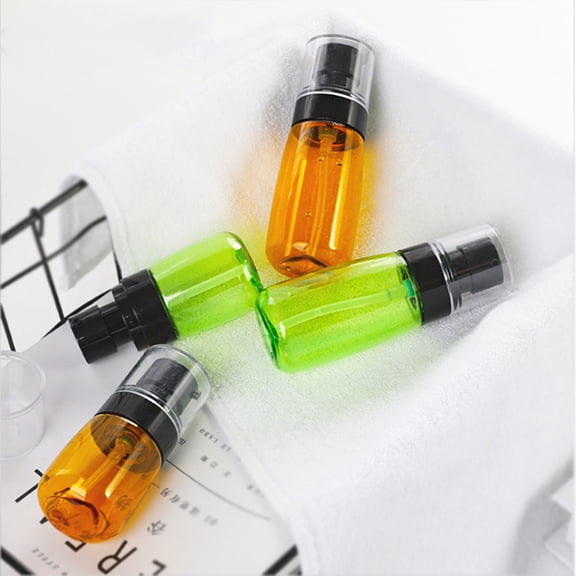 UPGRATOR 3Pcs Compact Plastic Spray Bottle Set Refillable Portable Liquid Dispenser for Outdoors