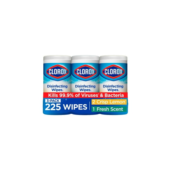 Clorox Disinfecting Wipes Value Pack Bleach Free Cleaning Wipes - 75ct/3pk (Pack of 48)
