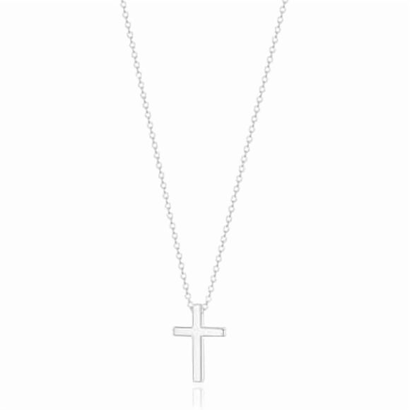 ccwmincc Cross Necklace for Women, 18k Gold/Silver Plated Tiny Cross Pendant Necklace Simple Layered Cross Necklaces Gold Jewelry for Women