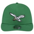 thumbnail image 2 of Men's New Era Kelly Green Philadelphia Eagles Main Low Profile 9FIFTY Snapback Hat, 2 of 6