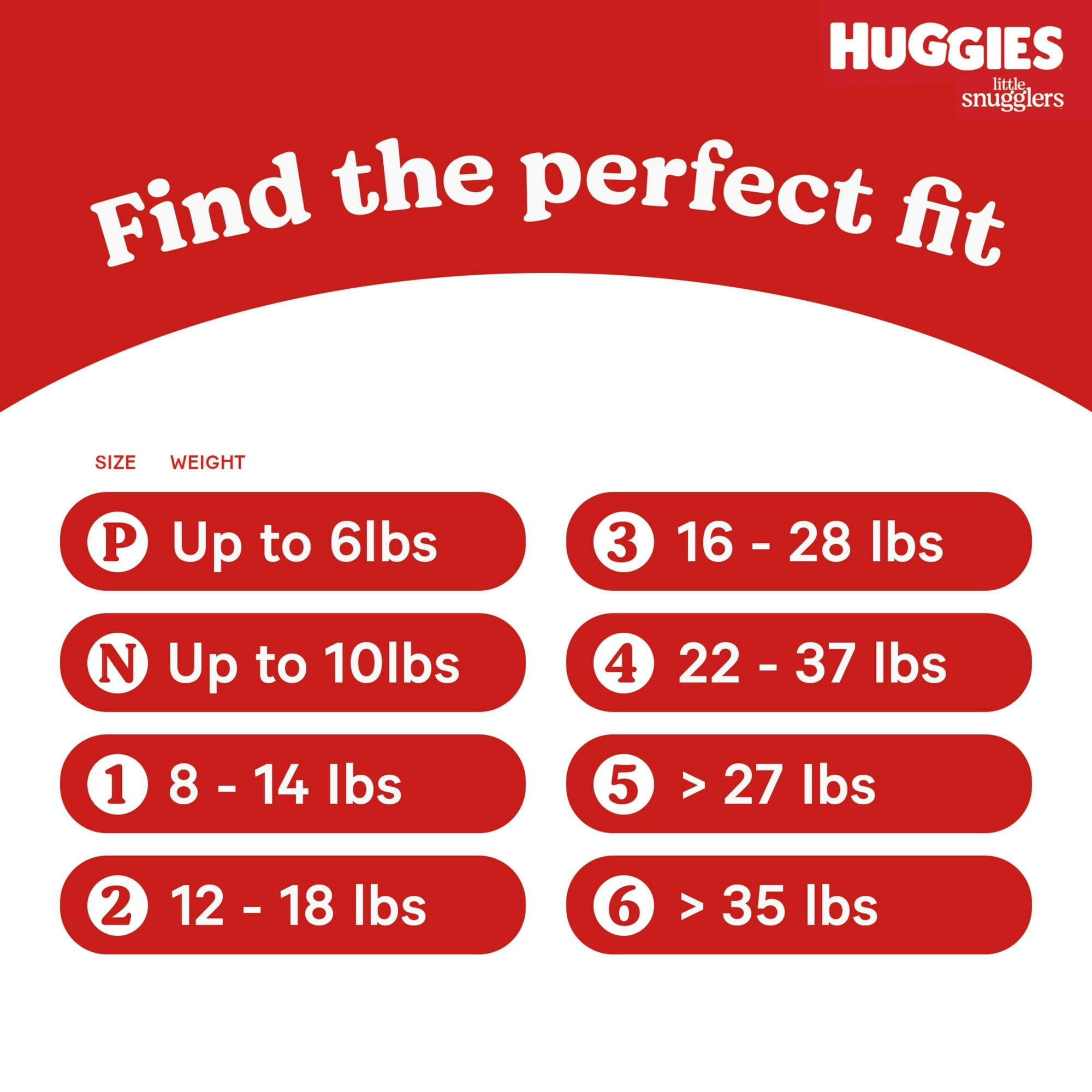 Huggies Little Snugglers Baby Diapers, Size 3 (16-28 lbs), 52 Ct (Select for More)