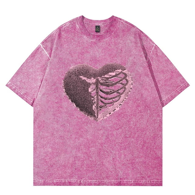 Omar Courtz Heart Wash Camisetas Primera Musa Camiseta de manga corta de algodón unisex,7,XL