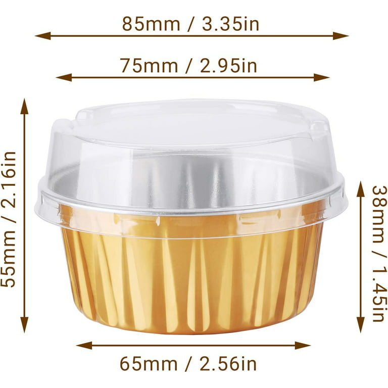 Aluminum Foil Mini Baking Cup 1.7 oz. - Sweet Flavor