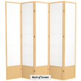 thumbnail image 6 of Red Lantern 7 ft. Tall Double Cross Shoji Screen - Natural - 5 Panels, 6 of 6
