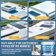 thumbnail image 2 of Revestimiento impermeable para techo de autocaravana LUVBOATE, reflectante solar, 3,78 L, 2 of 7