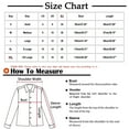 thumbnail image 3 of MIUOWANP Autunm And Winter Women Casual Tops Coat Long Sleeve Suit Collar Solid Cardigan Buttons Nizi Overcoat Tops Windbreaker, 3 of 5