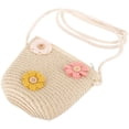 thumbnail image 4 of Niñas pequeñas bolsas de paja bolso de cuerpo de paja lindo bolso de hombro de paja bolso tejido para niñas, 4 of 6