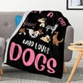 thumbnail image 2 of Yibo Fox Blanket Gifts for Women Fox Lovers Gifts Just A Girl Who Loves Foxes Blankets Cute Foxes Theme Christmas Birthday Gifts for Girls Kids Soft Comfy Fox Sheet, 2 of 7