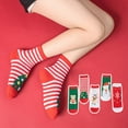 thumbnail image 2 of Children Christmas Socks Cute Kids Socks Cozy Socks 5 Cartoon Socks for Boys Girls, 2 of 10
