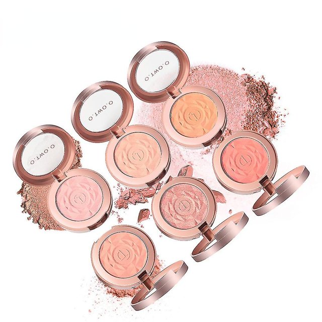 6Face Blusher Powder Palette Maquillaje Cheek Blush Natural Minerals Presse esquí esquí Gafas de esquí