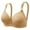 Beige, variant on KHONTS Women's Polka Dot Printed Push up Bras Lush Gathering No Underwire Bra Lifting Lush High Supportive Bralettes Rose Gold 44