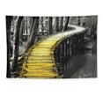 thumbnail image 5 of Chilfamy Tree Black and White Wall Art Decor Yellow Bridge Modern Artwork Canvas Painting Prints Pictures Home Decor for Living Room Dining Room Bedroom 60x40 Inch 60x40in, 5 of 7