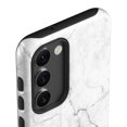 thumbnail image 2 of Étui en Marbre Blanc pour Galaxy S23 Plus Pro, iPhone 16 Pro Max, 2 of 3