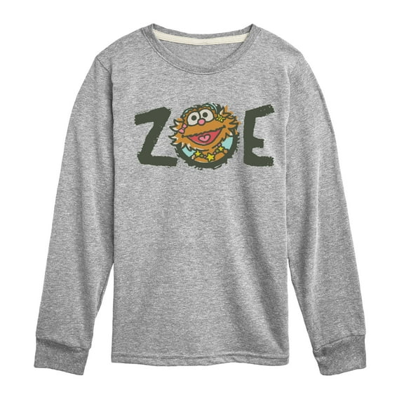Sesame Street - Vintage Zoe - Toddler and Youth Long Sleeve T-Shirt