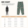 thumbnail image 3 of Logiee Santa Hat Joy Green Festive Print Women Pajama Pants,Comfy Pj Bottom with Pockets & Drawstring,Stretch Casual Sleepwear-XX-Large, 3 of 6